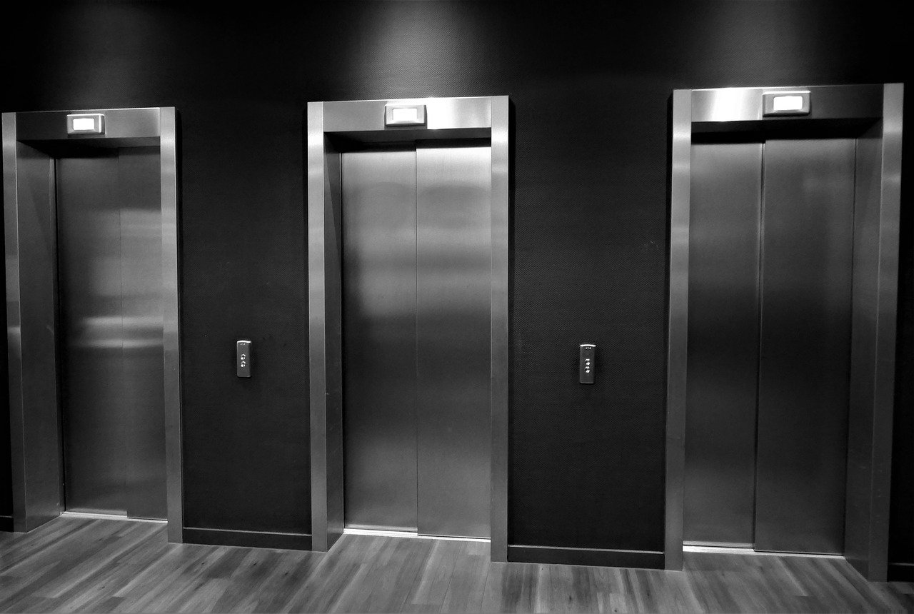 image of elevator doors